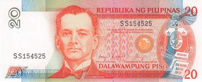 Philippinen 20 Piso 1985 p170c